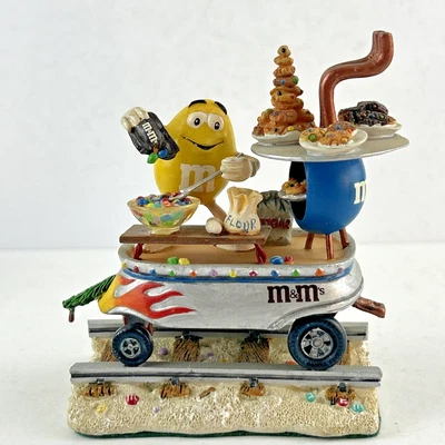 Danbury Mint M&M Train Car Christmas Yuletide Flyer Yellow and Blue Replacement - Image 1 of 4