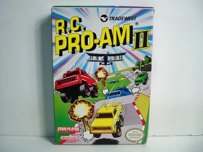 K25i52192 RC PRO-AM II 2 W/ BOX & MANUAL 1992 NES NINTENDO ORIGINAL TRADEWEST - Image 1 of 4