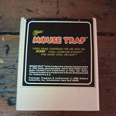 Coleco: Mouse Trap (Atari 2600, 1982) Cartridge Only TESTED Working  - Image 1 of 4