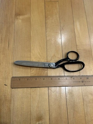 Vintage Wiss 9" Pinking Shears Scissors Model C Fabric Crafts Antique Patented - Image 1 of 4