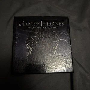 Juego de cuatro posavasos de sello de Juego de Tronos de HBO, usados - Imagen 1 de 1