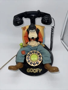 1990s Goofy’s Animated Talking Phone - Vintage Festnetz schnurgebunden Telefon FUNKTIONIERT - Bild 1 von 4