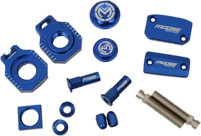 Moose Husqvarna Azul Aluminio Bling Pack Bloques Cubiertas para Husqvarna TE250 17 Foto 1 de 3