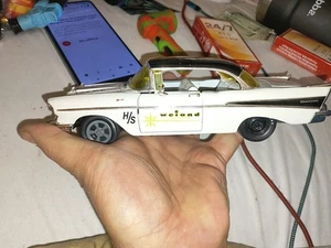 1/24 M2 Machines Weiand 1957 Chevrolet 210 Hardtop Diecast White 40300-87 A - Picture 1 of 9