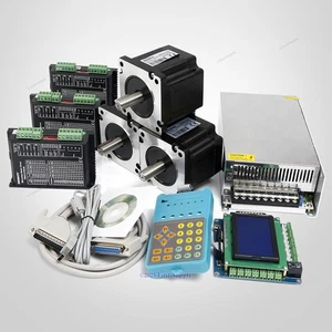 3 Axis Professional CNC Kit Nema34 Stepper Motor 48V PSU For Router/Mill/Plasma - Picture 1 of 15
