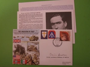 RAF JS50 FDC SIGNED RT HON LORD DENNIS HEALEY OF RIDDLESDEN - LABOUR CHANCELLOR - Picture 1 of 1