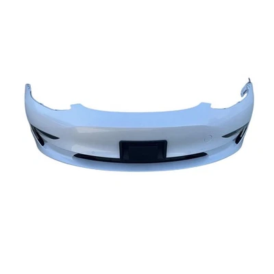 2017-2023 Tesla Model 3 Front Bumper White PPSW Factory OEM Replacement Part Foto 1 de 4