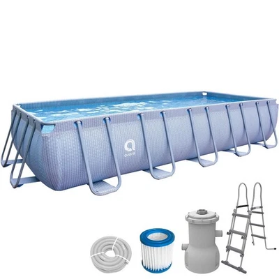 Pool Framepool Set 540 x 250 x 100 Schwimmbecken Pool Stahlrahmen Komplettset - Bild 1 von 4