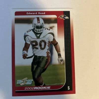 2002 Score  Ed Reed #324 Rookie Trading Card - Image 1 of 2