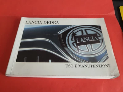 Lancia DEDRA 1.6-1.8 LS LX-2.0 16v integale-TD Libretto uso e manutenzione Origi - Immagine 1 di 4