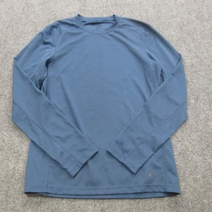 REI Shirt Mens Small Blue Long Sleeve Performance Base Layer Thermal USA Hiking - Picture 1 of 13