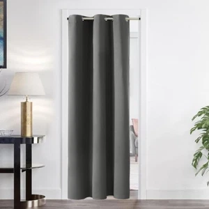 Deconovo Room Darkening Blackout Curtains Any Room Light Grey 42x84 inch 1 Panel - Picture 1 of 5