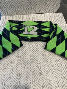 NFL Seahawks Dama 12 Tejido Infinity Argyle Bufanda - Imagen 1 de 8