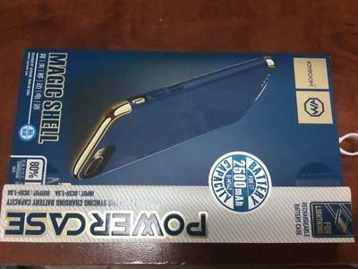 Joyroom iPhone 7 plus Magic Shell 3500mAh Battery Power Case Blue Rechargeable  - Image 1 of 4