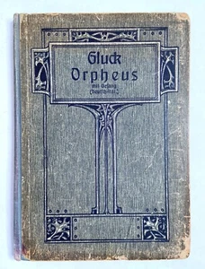 Orpheus Opera IN 3 Files Chr. Gluck To 1890 Klavierauszug Italian Score - Picture 1 of 5