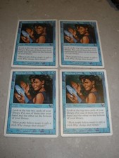 MTG Magic Sleight of Hand x4 7th Edition LP/NM