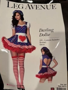 Leg Avenue - Halloween Women's Costume - Darling Dollie  - Size Small - Picture 1 of 2