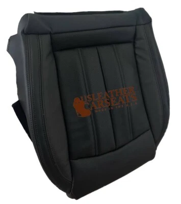 2012 - 2018 AUDI A7 Quattro Driver Bottom Perforated leather seat cover black - Image 1 of 4