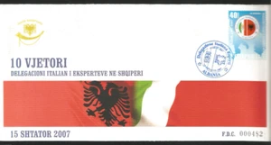 Albania 2007 FDC 10 Years Italian Delegation of Experts in Albania - Picture 1 of 1