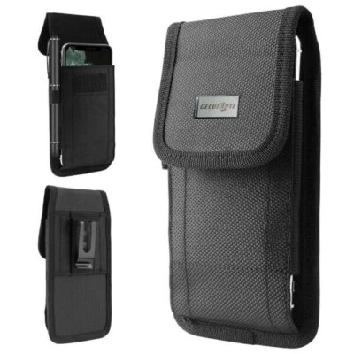 For Samsung Galaxy S25 S24 S23 S21 Ultra Nylon Pouch Belt Clip Wallet Case Cover - image 1 of 4