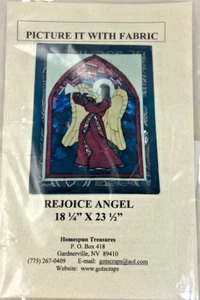 #7469 Picture It con patrón de edredón de pared de ángel de alegría de tela - Imagen 1 de 3