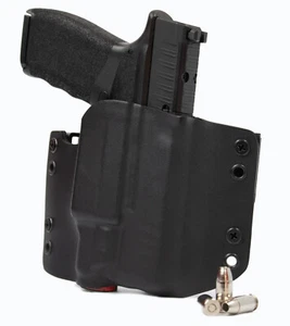 OWB Kydex Light Holster for Handguns with a Streamlight TLR-7 SUB - Matte Black - Picture 1 of 6