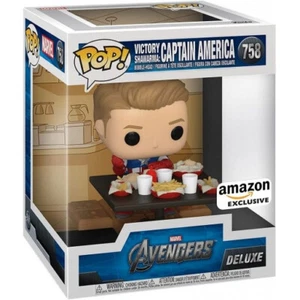 CAPITÁN AMÉRICA Funko POP! Figura Victory Shawarma Marvel #758 Deluxe Amazon - Imagen 1 de 1