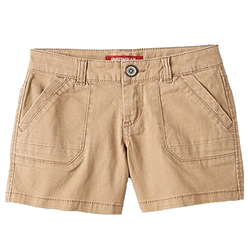 Unionbay Big Girls' Sandy Brown Porkchop Shorts - size 8 - NWT - Image 1 of 1