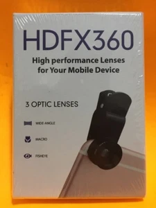 Objectifs haute performance à clipser HDFX360 pour appareil mobile Neuf dans sa boîte - Photo 1 sur 2