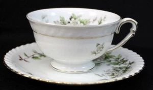 Taza y platillo con patas Franconia HAWTHORN EXCELENTE ESTADO - Imagen 1 de 5