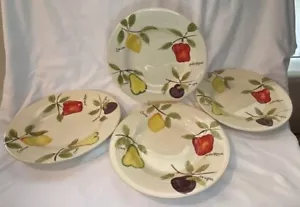 Target Home AMERICAN SIMPLICITY FRUIT Dinner Plates Set Of 4 - Picture 1 of 11