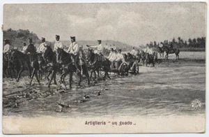 cartolina militare ARTIGLIERIA "UN GUADO" - Picture 1 of 1