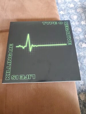 Type O Negative - Life Is Killing Me 20th Anniversary 3rd LP Bonus Green Moss - Image 1 of 4