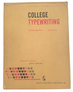 VINTAGE 1960 College Scrittura da scrivere libro di corso intensivo 6a edizione Lessenberry - Foto 1 di 11