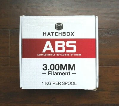 HATCHBOX ABS 3.00 mm 3D Printer Filament in Purple, 1kg Spool - Image 1 of 4
