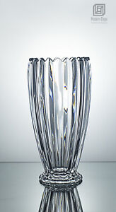 Crystal Vases for Flowers 11" Tall Glass Centerpieces Living Room Wedding Decor