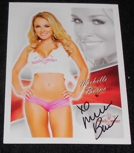 BENCHWARMER 2013 BUBBLEGUM - MICHELLE BAENA - TARJETA BASE AUTOGRAFIADA #21 - Imagen 1 de 2