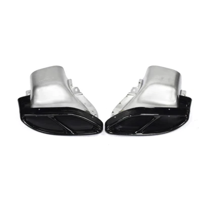 Puntas de tubo de escape trasero para Mercedes-Benz W205 W212 W246 C E GLC GLE Clase FP Foto 1 de 4