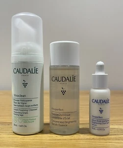 Caudalie 3 Piece Set - Cleanser, Brightening Essence & Serum - (Value £50) - NEW - Picture 1 of 2