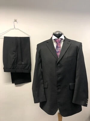 BURTON 2 PIEZAS MEZCLA DE LANA CARBÓN AZUL MARINO 42R TRS W37 L31 COMO NUEVO Foto 1 de 4