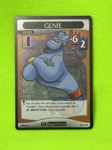 Genie Lv 1 34/91 SR Light & Darkness Kingdom Hearts CCG TCG Disney SUPER RARE - Picture 1 of 2