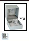 Bague en cristal clair Lalique Bague 50 taille 5,25 fleur ronces 315 $ comme neuf dans sa boîte