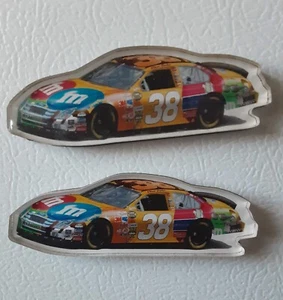 M&M Set of 2 Vintage 2002 Nascar #38 Elliot Sadler Magnets - Picture 1 of 1