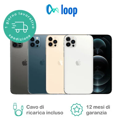 Apple iPhone 12 Pro 128GB 256GB 512GB - Tutti Colori - Molto Buono - Immagine 1 di 3