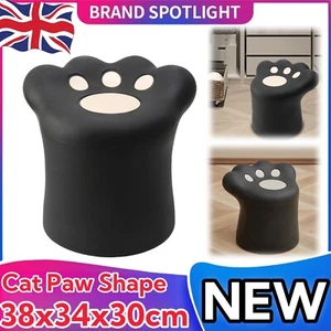 Childs Childrens Cat Paw Shape Stool Small Coffee Table Living Room Cute Gift UK - Picture 1 of 8