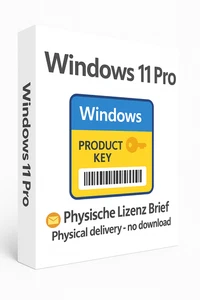 Windows 11 Pro COA-Sticker ✉️ Produktschlüssel auf Etikett – Versand per Post - Photo 1/1
