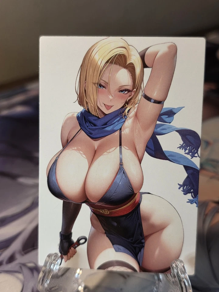  Android 18 DBZ  Waifu Card - Image 1 of 1