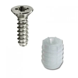 Blum Hinge Plastic Dowel 8mm & Screws - Choose Quantity - Picture 1 of 1