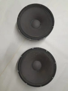 2 Vintage Peavey Black Widow 15" 8 Ohm Lautsprecher 1505 USA 400 Watt durchgehend - Bild 1 von 4