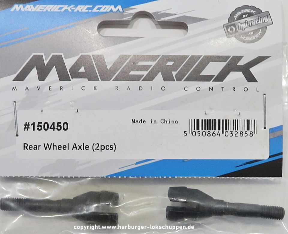 1:10 / HPI Maverick 150450, hintere Radachse, 2 Stück - Bild 1 von 1